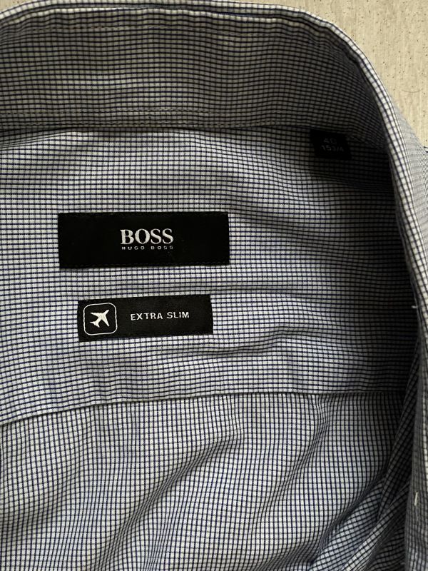 Рубашка в клетку Hugo Boss